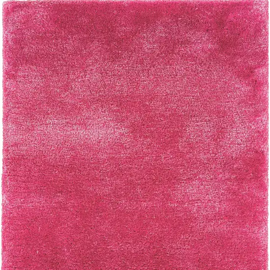 Pink Shag Hand Tufted Area Rug Photo 3