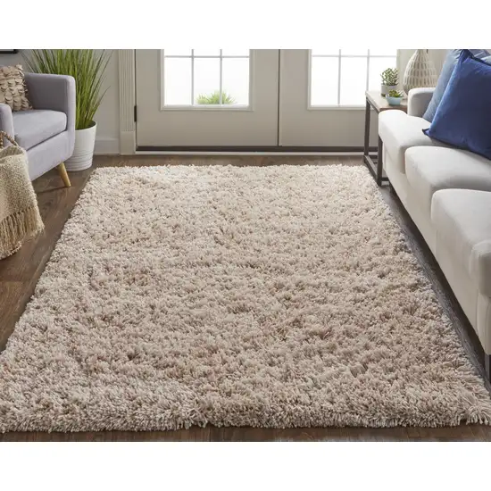 Pink Shag Hand Tufted Area Rug Photo 9