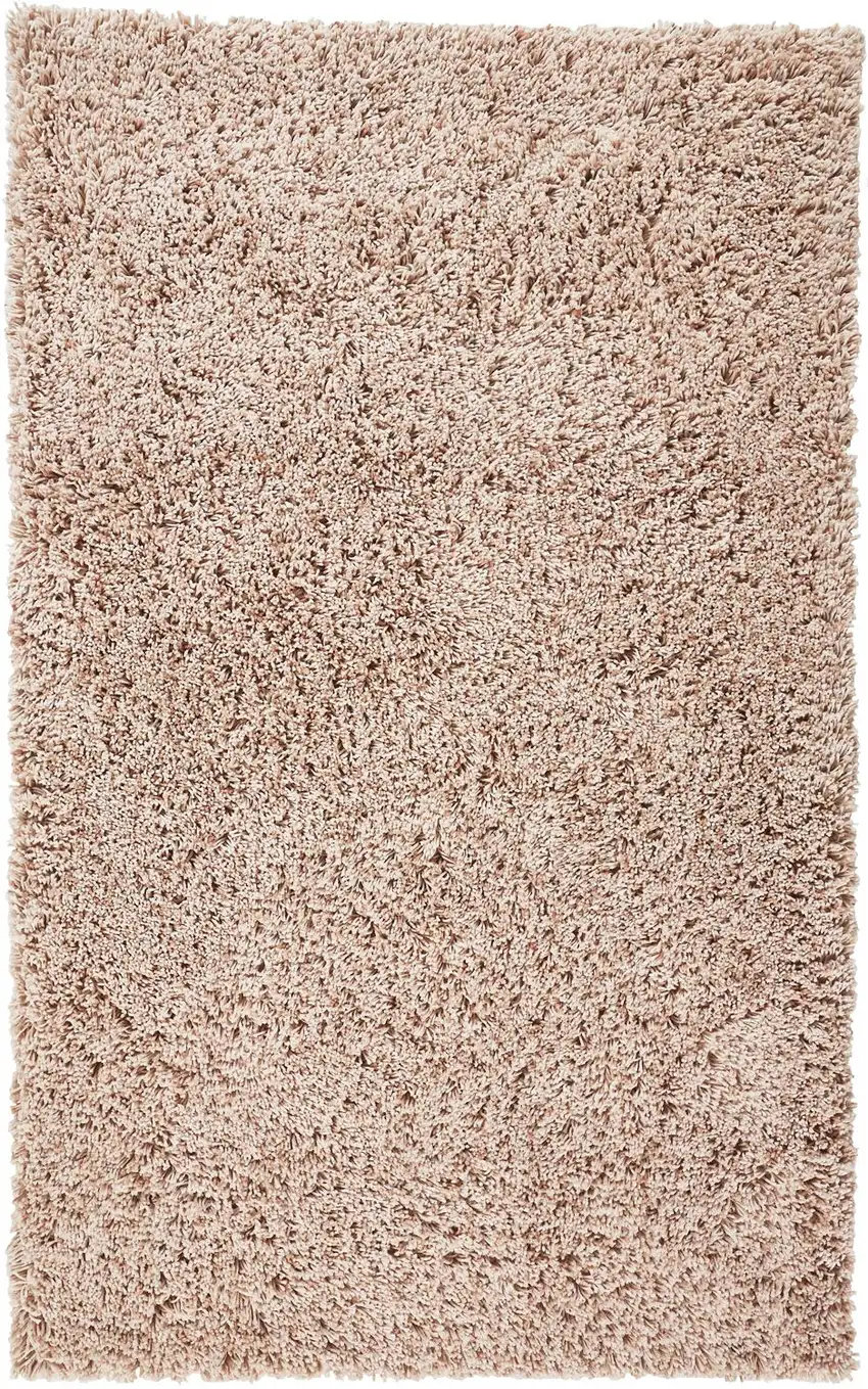 Pink Shag Hand Tufted Area Rug Photo 1