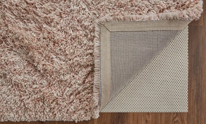 Pink Shag Hand Tufted Area Rug Photo 8