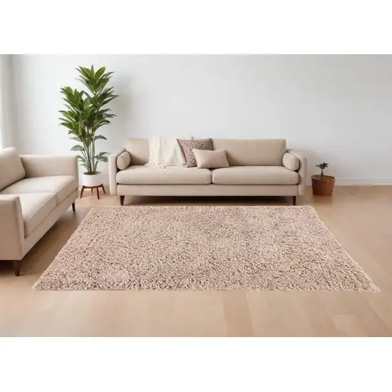Pink Shag Hand Tufted Area Rug Photo 2