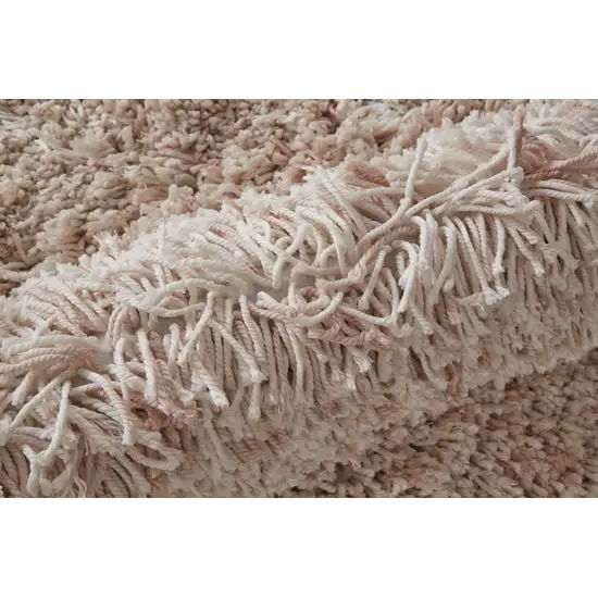 Pink Shag Hand Tufted Area Rug Photo 4