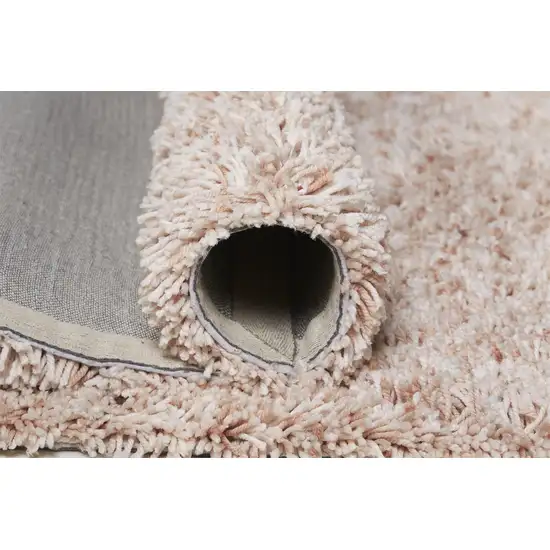 Pink Shag Hand Tufted Area Rug Photo 7