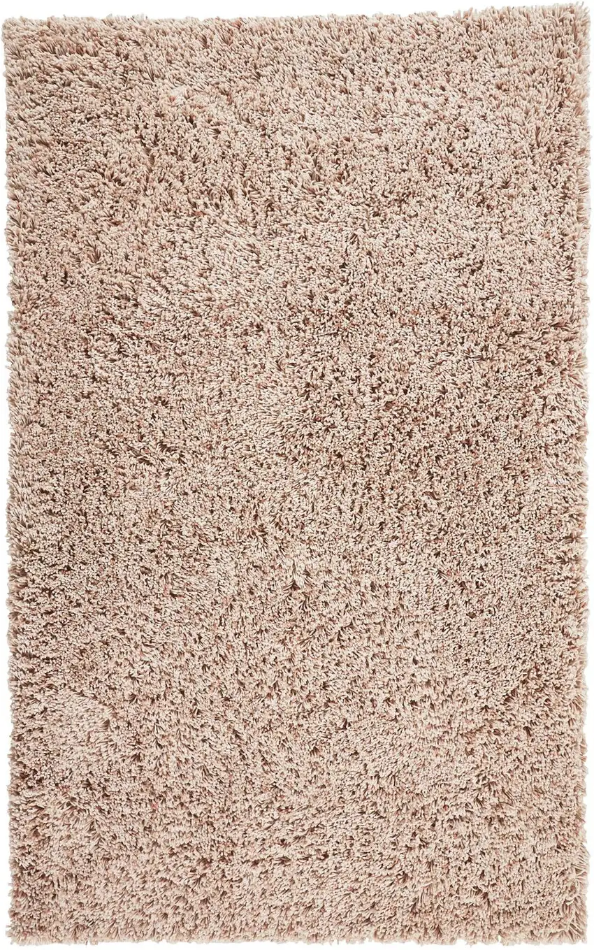 Pink Shag Hand Tufted Area Rug Photo 3