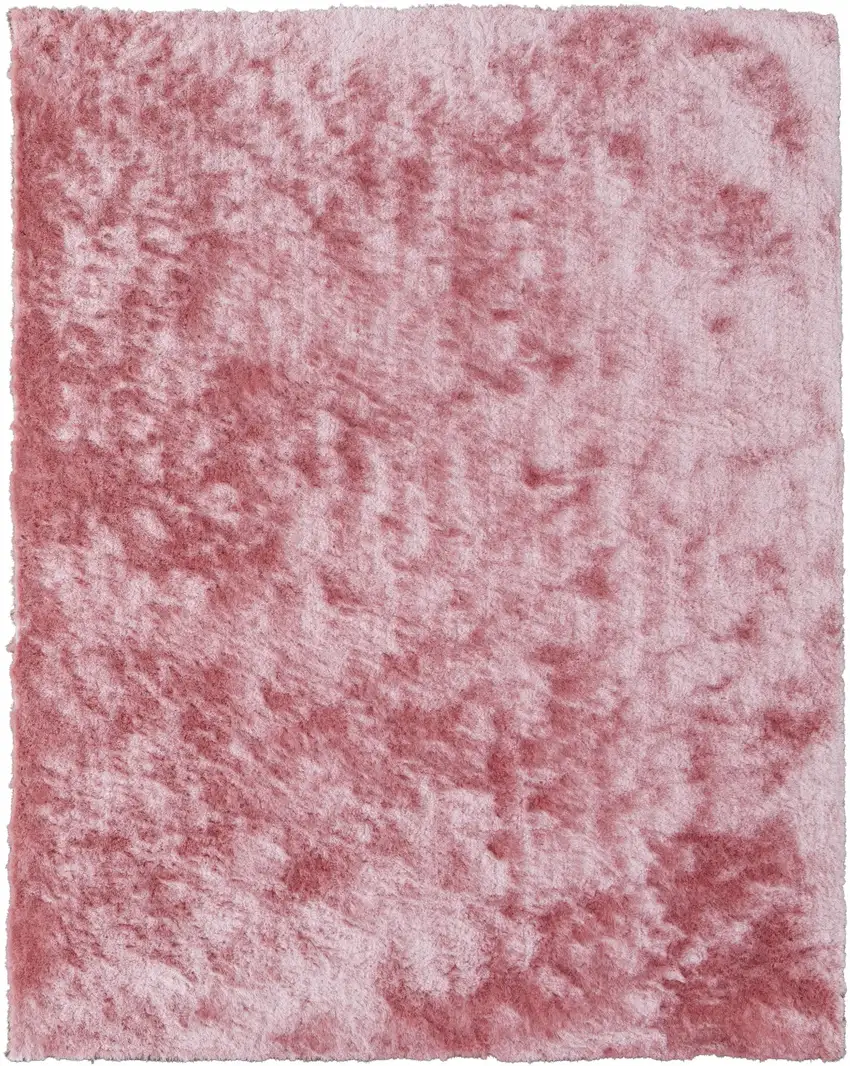 Pink Shag Hand Tufted Area Rug Photo 2