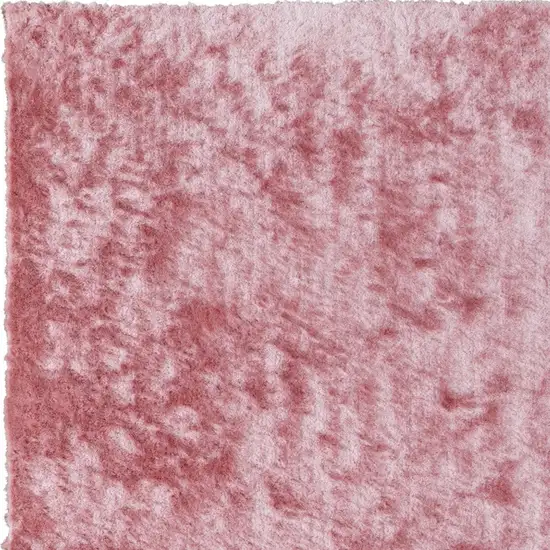 Pink Shag Hand Tufted Area Rug Photo 7