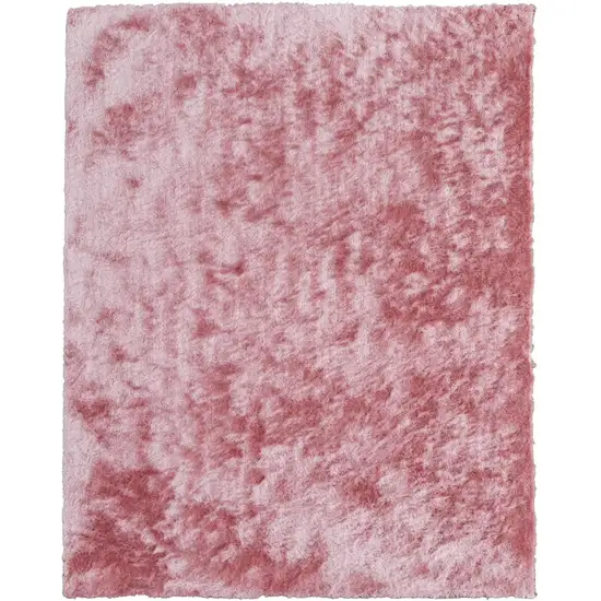 Pink Shag Hand Tufted Area Rug Photo 4
