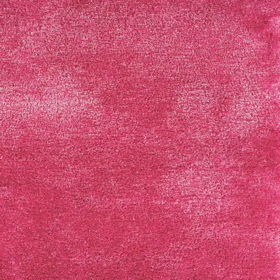 Pink Shag Hand Tufted Area Rug Photo 4