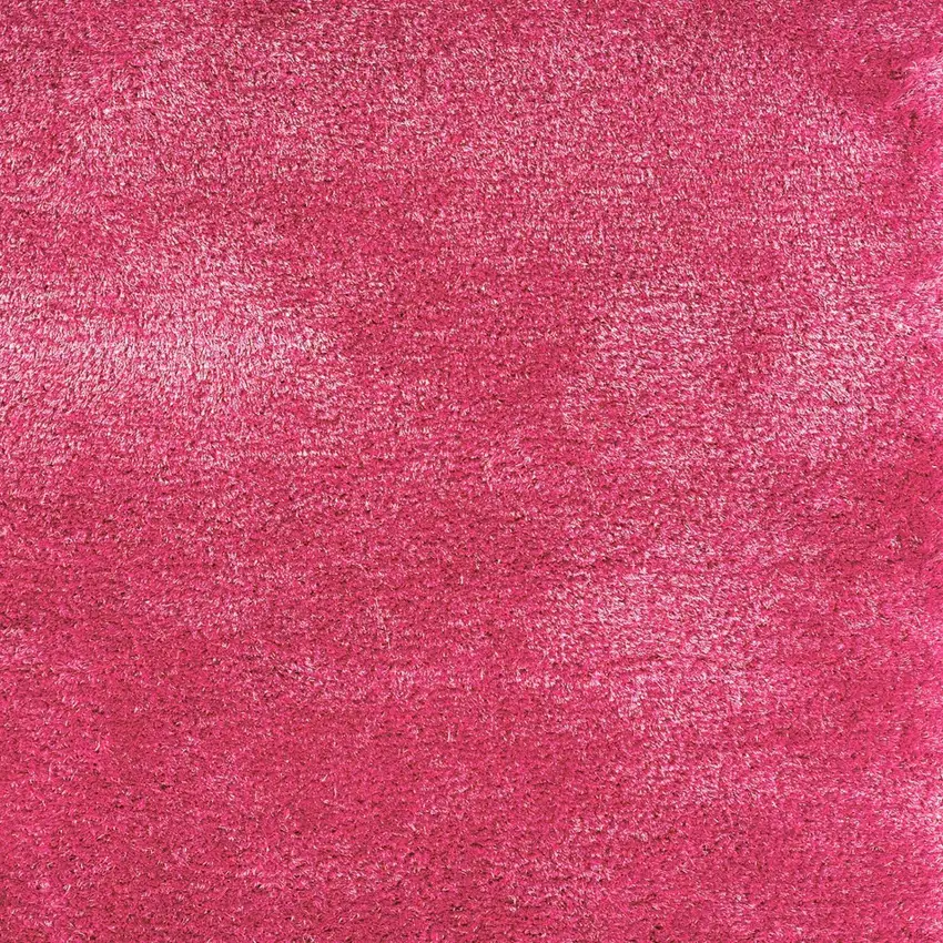 Pink Shag Hand Tufted Area Rug Photo 4