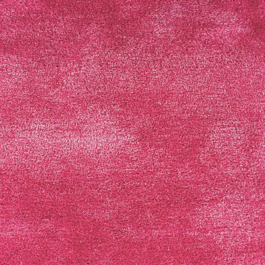Pink Shag Hand Tufted Area Rug Photo 7