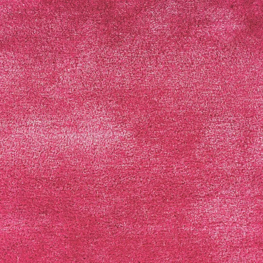 Pink Shag Hand Tufted Area Rug Photo 5