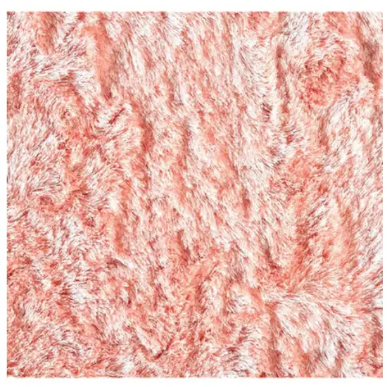 Pink Shag Tufted Handmade Area Rug Photo 8