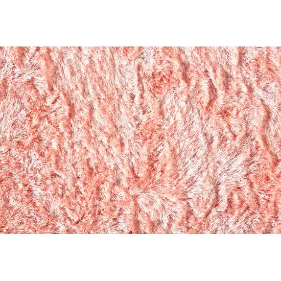 Pink Shag Tufted Handmade Area Rug Photo 9