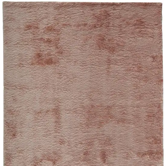 Pink Shag Tufted Handmade Area Rug Photo 9