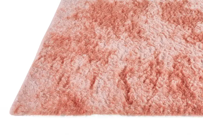 Pink Shag Tufted Handmade Area Rug Photo 6
