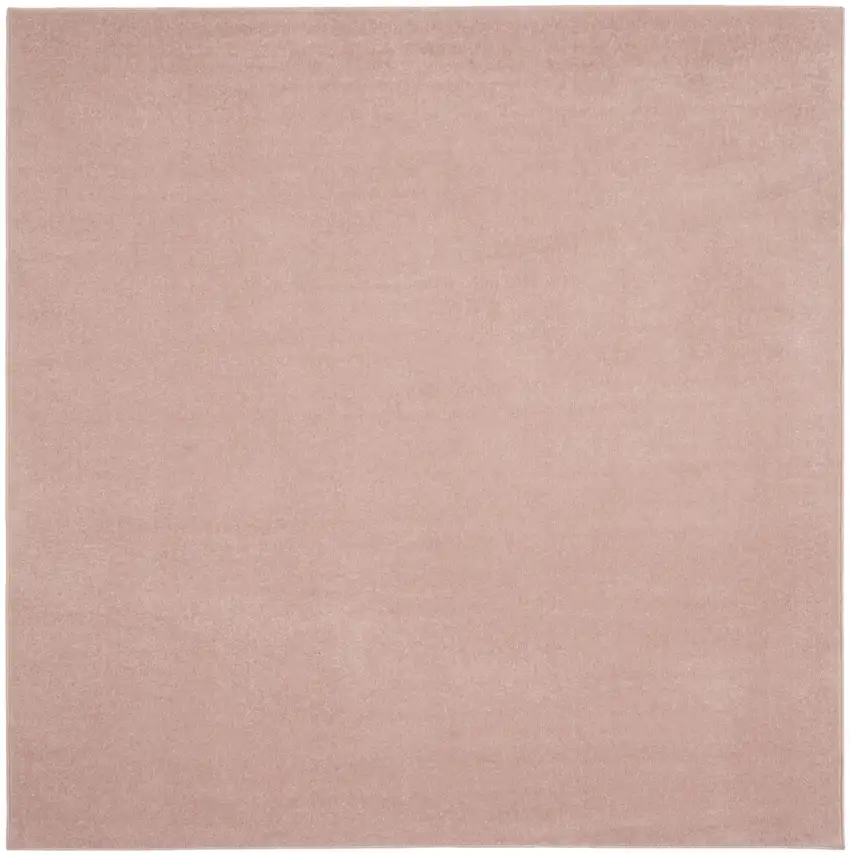 Pink Square Non Skid Indoor Outdoor Area Rug Photo 1