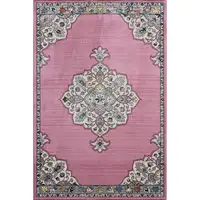 Photo of Pink Traditional Medallion Area Rug