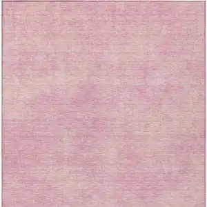 Photo of Pink Washable Indoor Outdoor Area Rug