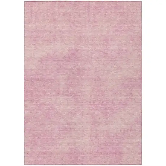 Pink Washable Indoor Outdoor Area Rug Photo 2