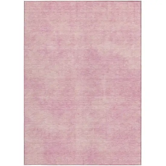 Pink Washable Indoor Outdoor Area Rug Photo 6