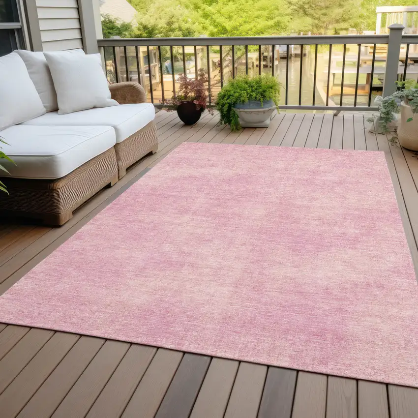 Pink Washable Indoor Outdoor Area Rug Photo 7