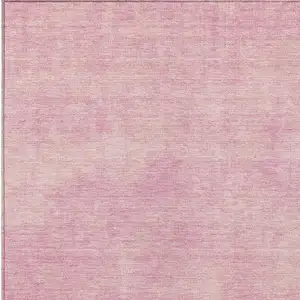 Photo of Pink Washable Indoor Outdoor Area Rug