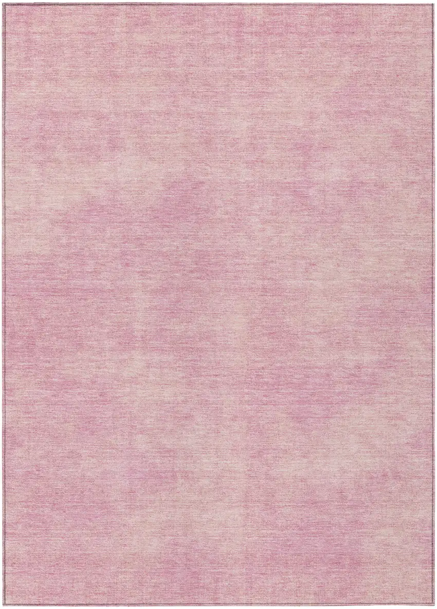 Pink Washable Indoor Outdoor Area Rug Photo 2