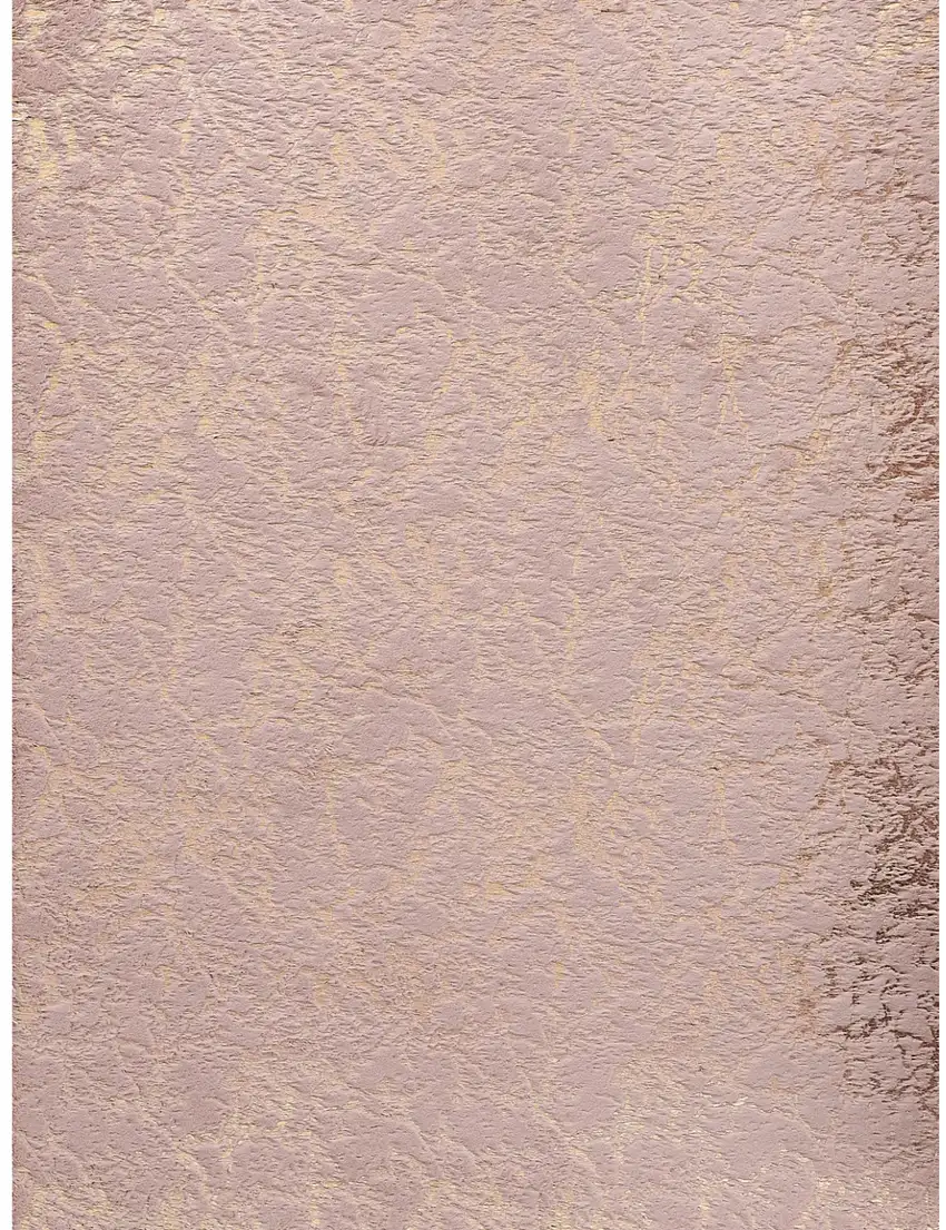 Pink and Gold Faux Fur Abstract Shag Non Skid Area Rug Photo 2