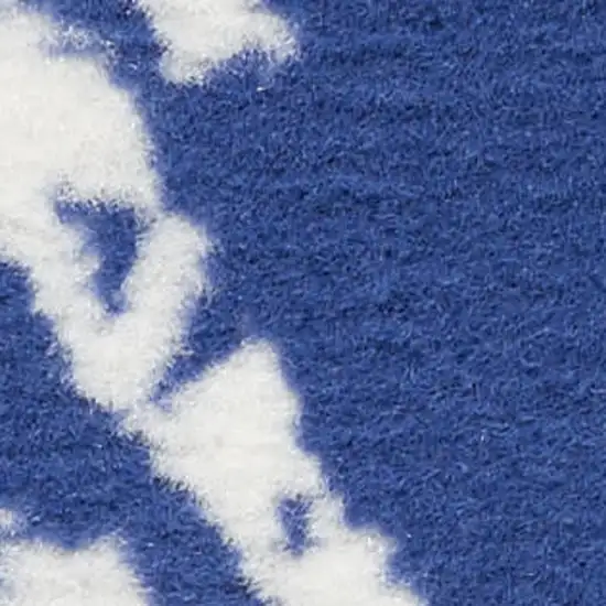 Pink and Ivory Abstract Distressed Non Skid Area Rug Photo 3