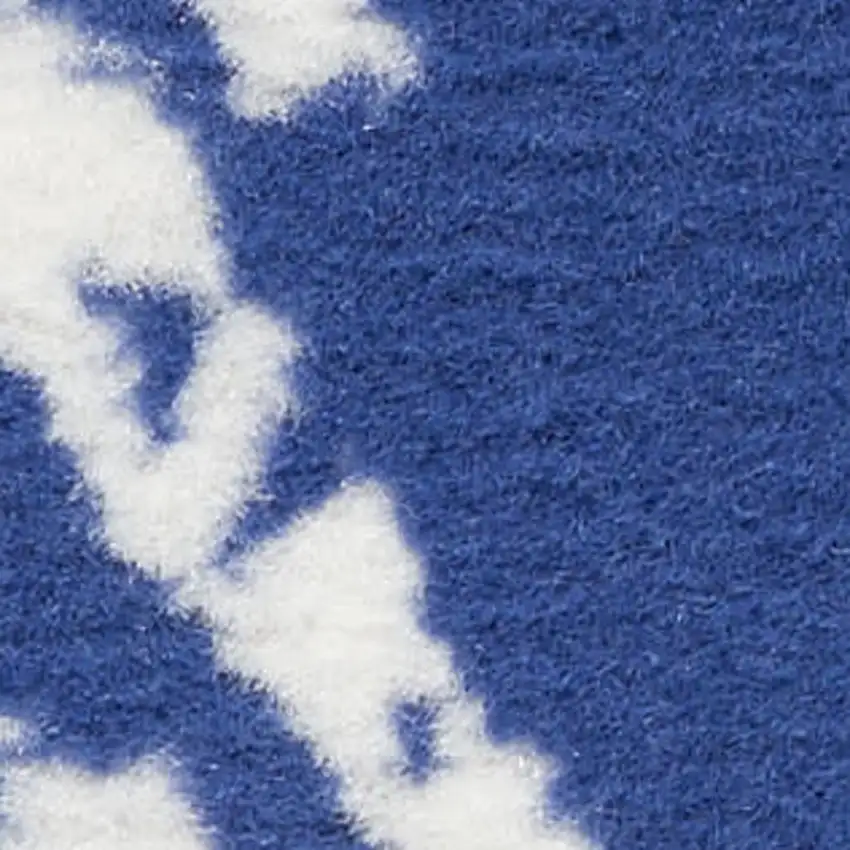 Pink and Ivory Abstract Distressed Non Skid Area Rug Photo 3