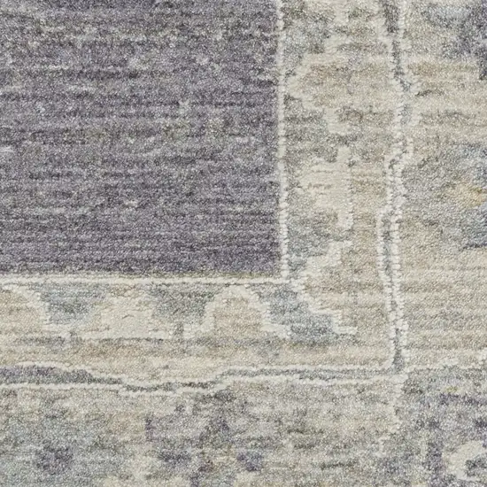 Pink and Ivory Floral Power Loom Area Rug Photo 4