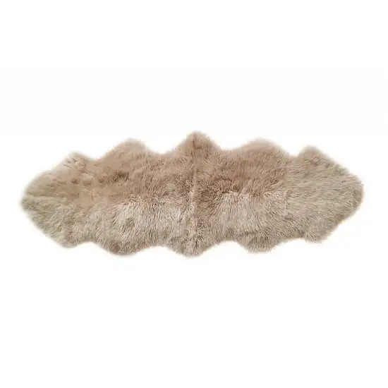 Platinum New Zealand Lambs Wool Handmade Area Rug Photo 2