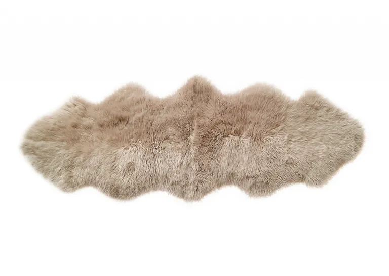 Platinum New Zealand Lambs Wool Handmade Area Rug Photo 2