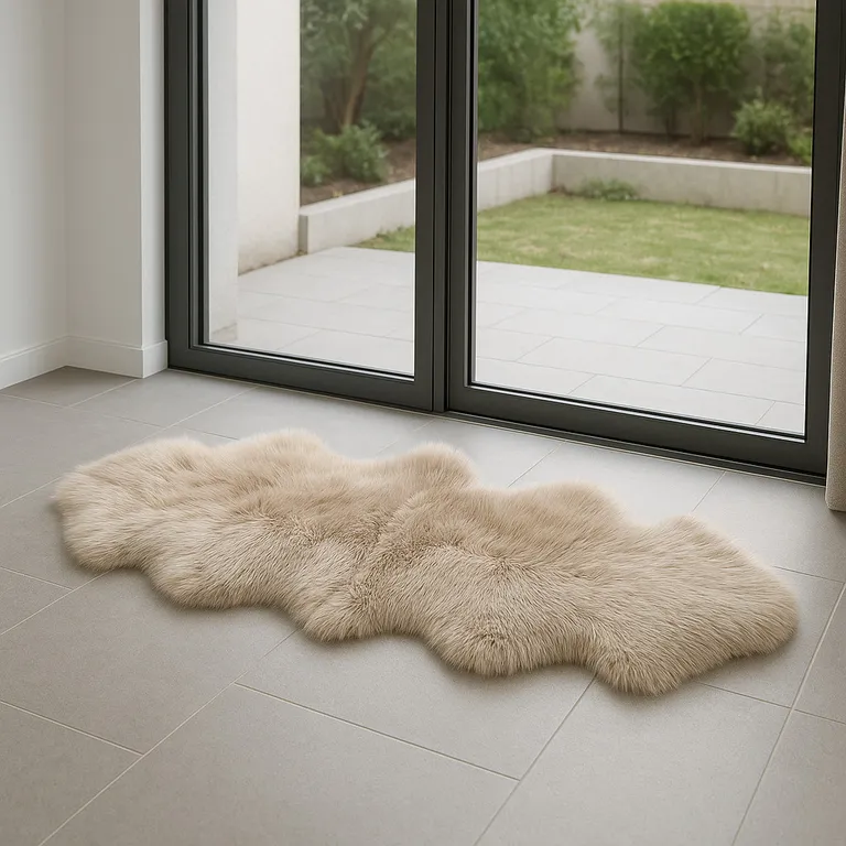 Platinum New Zealand Lambs Wool Handmade Area Rug Photo 1