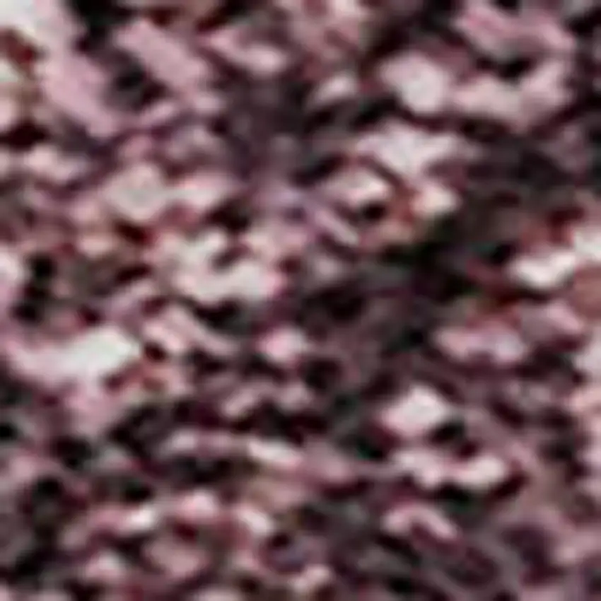 Plum And Beige Abstract Washable Area Rug With UV Protection Photo 4