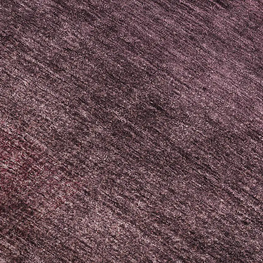 Plum And Beige Abstract Washable Area Rug With UV Protection Photo 4