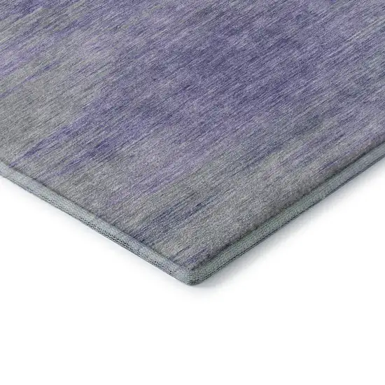 Plum And Ivory Abstract Washable Area Rug With UV Protection Photo 8