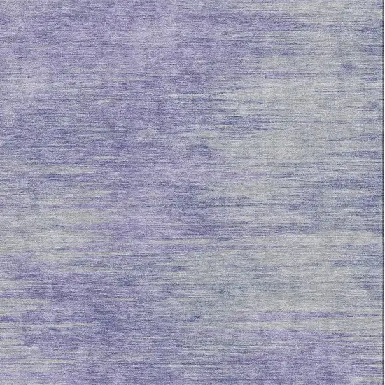 Plum And Ivory Abstract Washable Area Rug With UV Protection Photo 3