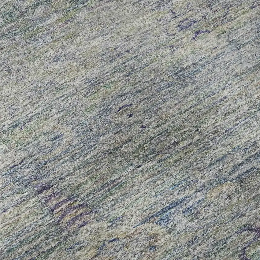 Plum And Lavender Abstract Washable Area Rug With UV Protection Photo 7