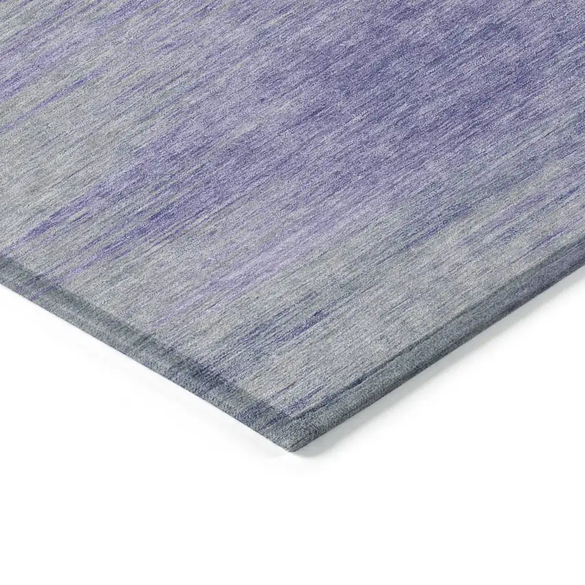 Plum And Purple Abstract Washable Indoor Outdoor Area Rug Photo 5