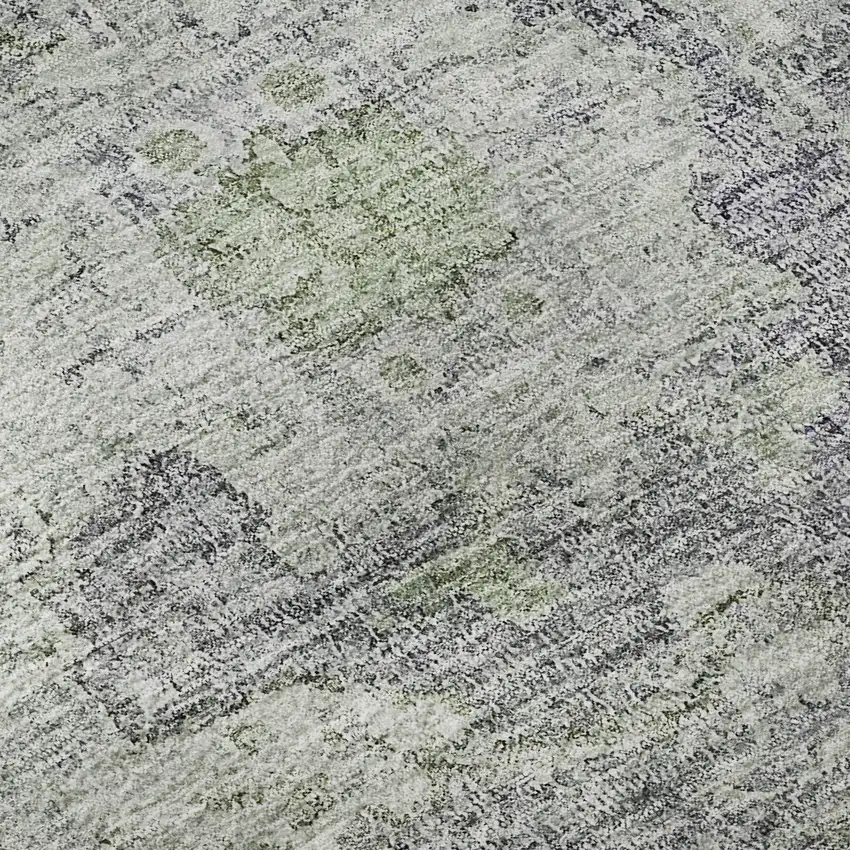 Plum And Purple Floral Washable Area Rug With UV Protection Photo 9