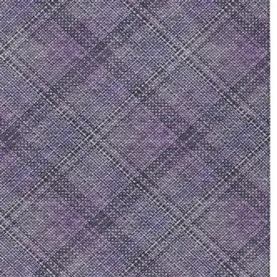Plum And Purple Plaid Washable Indoor Outdoor Area Rug Photo 7