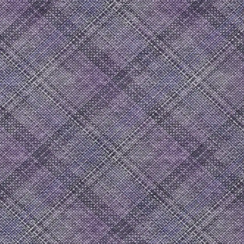 Plum And Purple Plaid Washable Indoor Outdoor Area Rug Photo 9