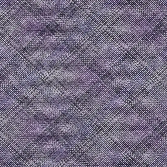 Plum And Purple Plaid Washable Indoor Outdoor Area Rug Photo 5