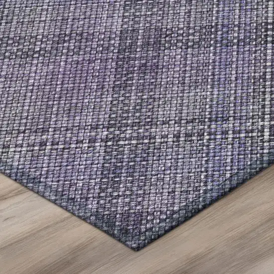 Plum And Purple Plaid Washable Indoor Outdoor Area Rug Photo 4