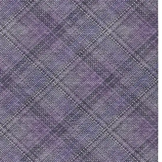 Plum And Purple Plaid Washable Indoor Outdoor Area Rug Photo 2
