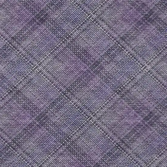 Plum And Purple Plaid Washable Indoor Outdoor Area Rug Photo 6