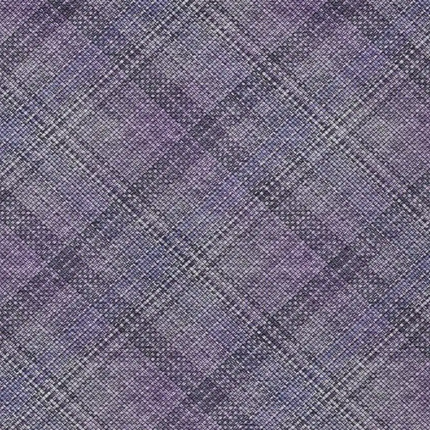 Plum And Purple Plaid Washable Indoor Outdoor Area Rug Photo 4