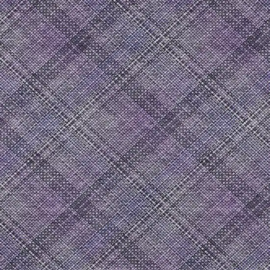 Plum And Purple Plaid Washable Indoor Outdoor Area Rug Photo 7