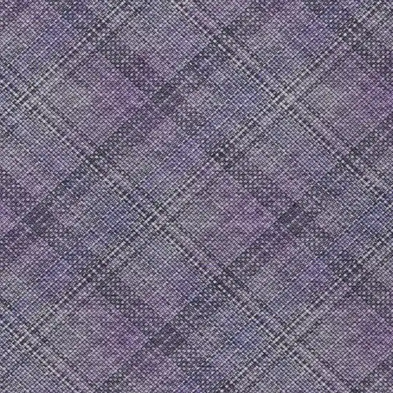 Plum And Purple Plaid Washable Indoor Outdoor Area Rug Photo 9